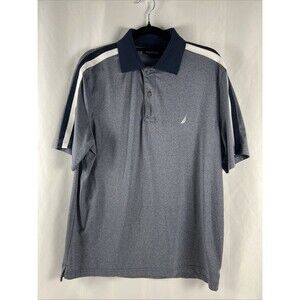 Nautica Men's Short Sleeve Polo Shirt Size S Casual Blue